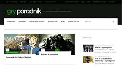 Desktop Screenshot of gryporadnik.pl
